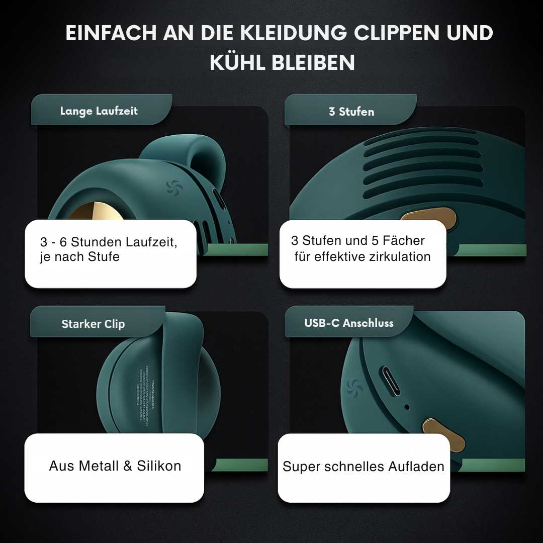 Venti Fan - Kein Schwitzen & Immer Kühl