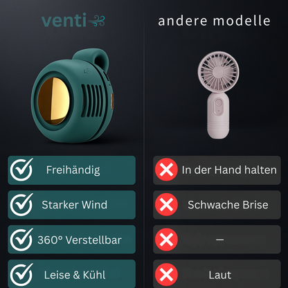 Venti Fan - Kein Schwitzen & Immer Kühl