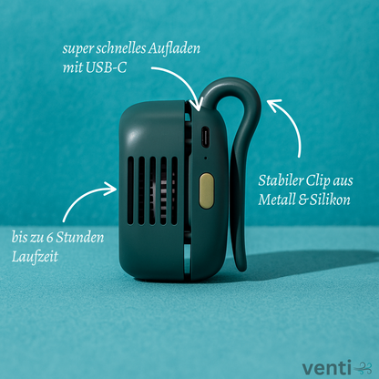 Tragbarer Clip-On Ventilator